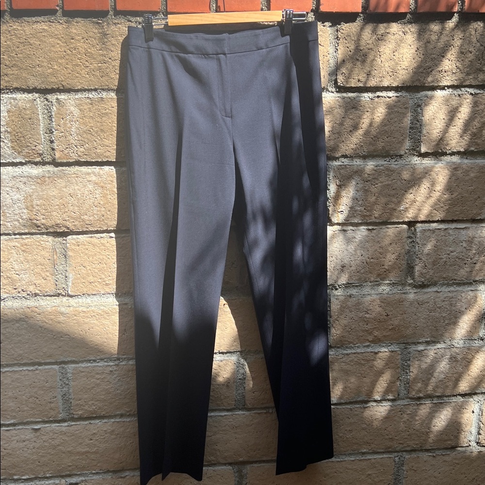 Lafayette‎ 148 women’s dress slacks size 10 wool blend dark navy blue